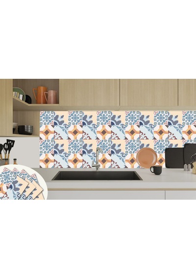 Tink KENDİNDEN YAPIŞKANLI MODERN 4'LÜ DESENLİ PVC KARO 30X30 CM