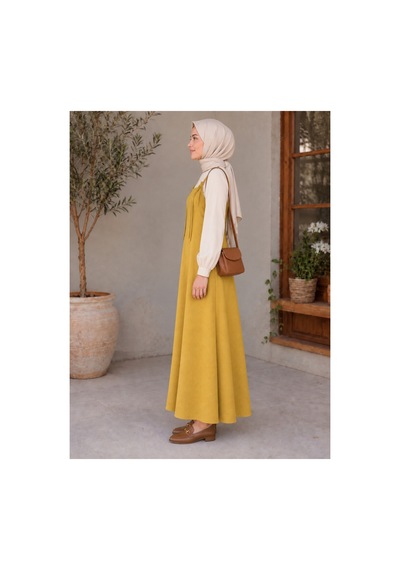 Elmoda Kadın Hardal Sarısı Ayarlanabilir İp Askılı Jile Elbise Hardal Sarısı Hardal Sarısı Elmoda Kadın Hardal Sarısı Ayarlanabilir İp Askılı Jile Elbise Hardal Sarısı Hardal Sarısı