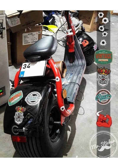 Bay Etiket Rfhlm61 Reflektif Yollarin Krali Sticker Ozel Seri