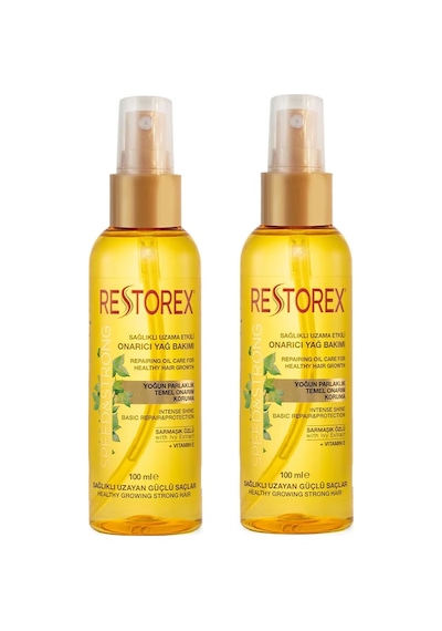 Restorex Sarmaşık Özlü Onarıcı Saç Bakım Yağı 2 x 100 ML