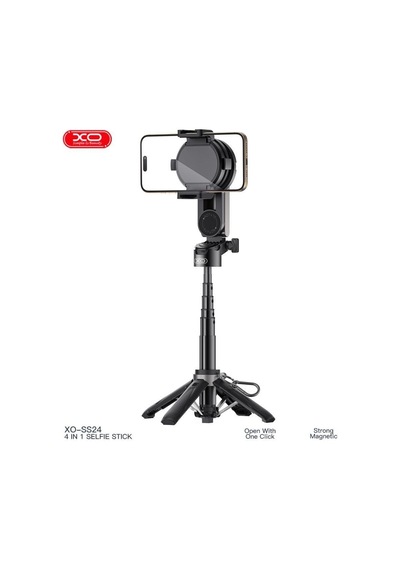 Ss24 Bluetooth V5.2 4'ü 1 Arada Selfie Çubuğu, Tripod, Kamera Ve Telefon Tutucu