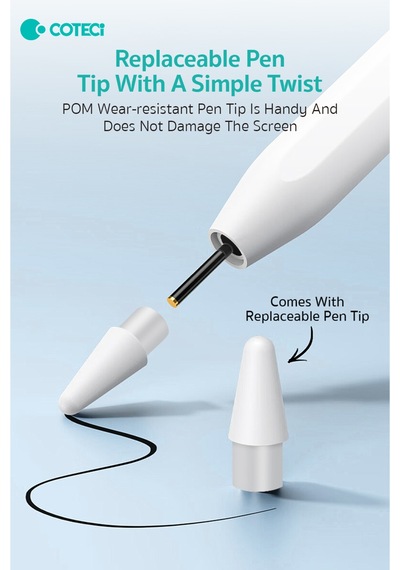 Ip-020 P8 Universal Kapasitif Dokunmatik Stylus Kalem - İos, Android Ve Windows İçin İpad, Tablet Ve Telefon Çizim Ve Not Alma Kalemi