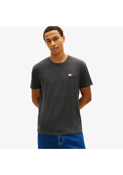 Tommy Hilfiger Regular Badge Erkek Siyah T-shirt Dm0dm22667 Siyah