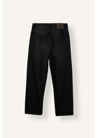 Defacto %100 Pamuk Baggy Fit Yıkamalı Jean Pantolon I5699ax26aunm36 Antrasit-nm36