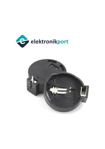 Elektronikport-Cr2032 Cr2025 Pil Yatağı 3V Para Pil Yuvası Button Battery Holder