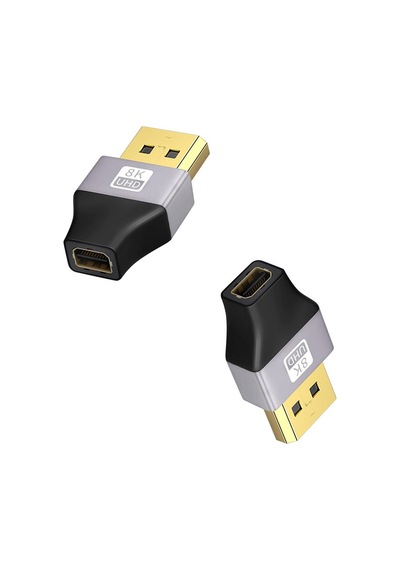 Mini Displayport To Display Port 8k 1.4 Çevirici Çift Yönlü Kullanılır