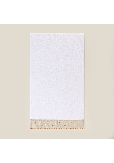 Soft Dezi Yüz Havlusu - Ekru - 50x90 Cm Çok Renkli