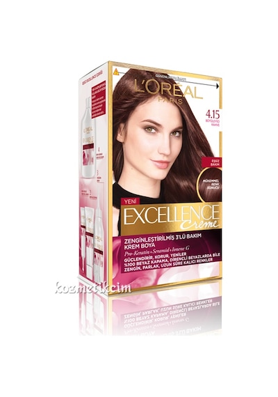 Loreal Excellence Saç Boyası 4.15 Büyüleyici Kahve (77506675)