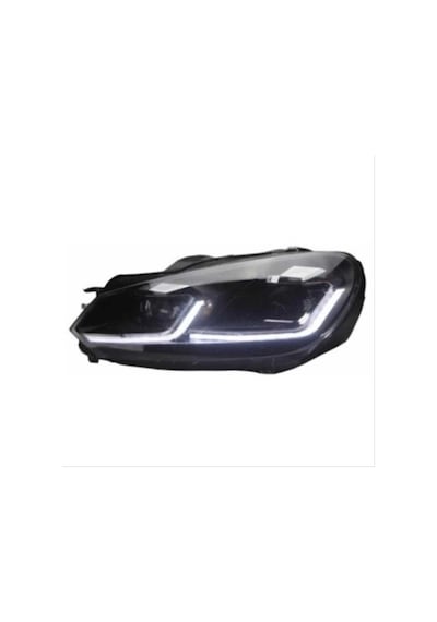 Autogp Vw Golf 6 Ön Far Lambası Full Led 7.5 Görünüm J Led 2009 / 2012
