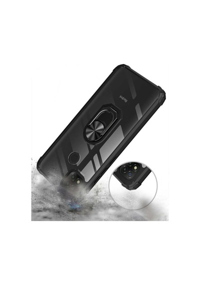 Xiaomi Redmi 9C Kılıf Şeffaf Sararmaz Yüzüklü Mola Kapak
