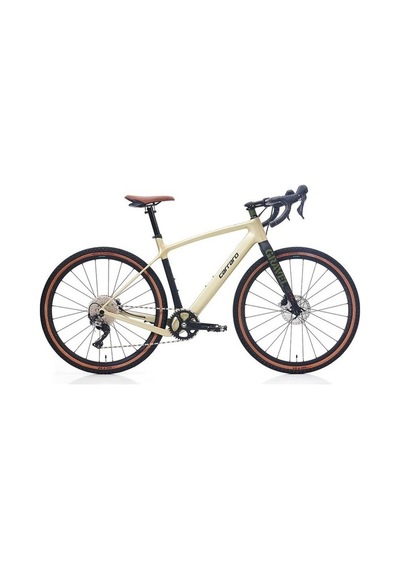 Carraro Gravel G6 Pro Karbon Bisiklet Hidrolik Disk 27.5 Jant 11 Vites Mat Yeşil Haki 55 Cm Acid Yeşili