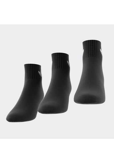Adidas Fm0643 1/4 Socks 3p Black