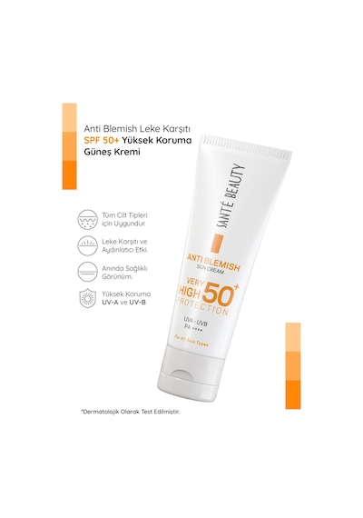 Blemish Spf 50 Yüksek Korumalı Leke Karşıtı Güneş Kremi