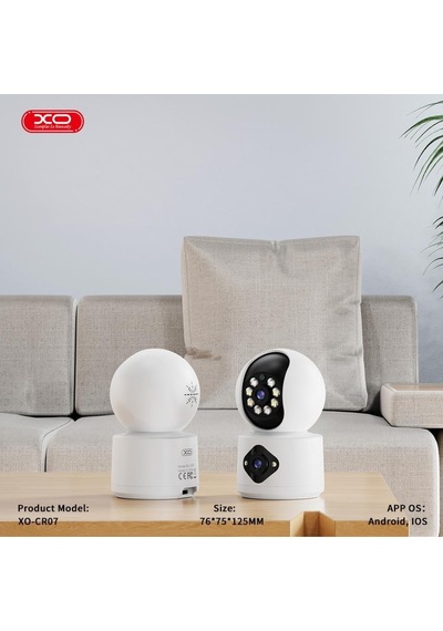 Net Kayıt Cep İzleme Canlı Akış Çift Kameralı 1080p Hd Gece Görüşlü Akıllı Wi-fi Güvenlik Kamerası Çok Renkli