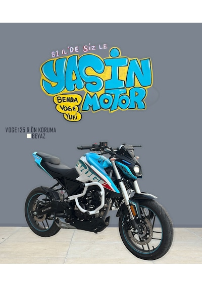 Ysn Voge 125r Uyumlu Yeni Nesil Özel Koruma Demiri Dayanıklı, Şık Ve Güvenli Siyah