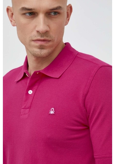 United Colors Of Benetton Erkek Polo T Shirt 3089j3179 Fuşya