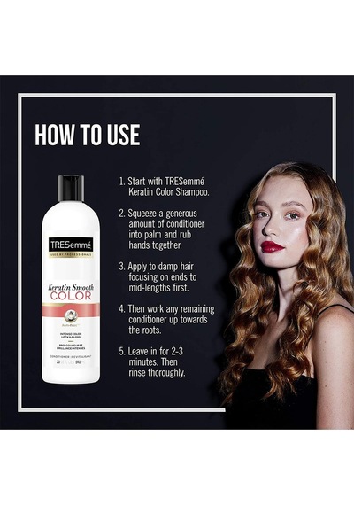 TRESemme P/C Keratin Smooth Boyalı Saçlara Saç Kremi 592ML