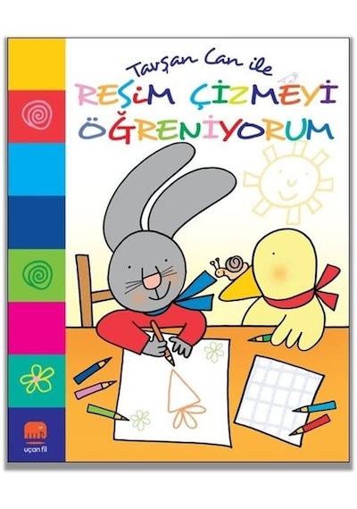Tavşan Can ile Resim Çizmeyi Öğreniyorum - Nicoletta Costa - Uçan Fil