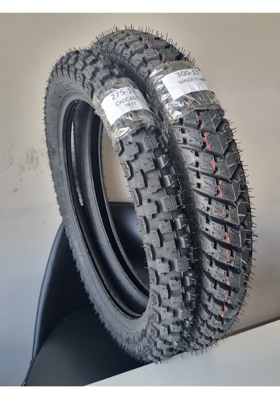 Set Kuba X Boss Lastik Takımı 300-17 Ninza Ve 275-17 Cascade Ön Ve Arka