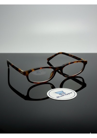 Maux Mavi Işık Korumalı Ekran Gözlüğü Cam Değiştirilebilir Unisex Şık Modern Çerçeveli Gözlük Leopar