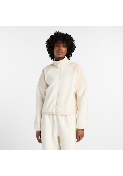 New Balance High Pile Fleece Kadın Beyaz Ceket Wj53503-pef Beyaz