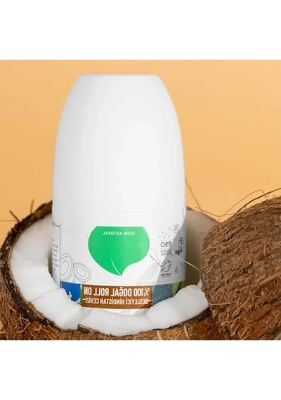 %100 Doğal Hindistan Cevizli Vegan Roll On Deodorant, 50 Ml