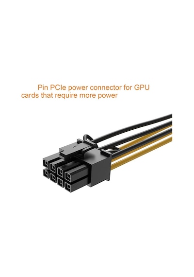 2 Adet - Pci-e 8 Pin 6+2 Pci-e Ekran Kartı Power Güç Çevirici Dönüştürücü Adaptör