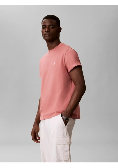 Calvin Klein Ss Easy Monogram Tee, Gda Pembe Erkek T-shirt
