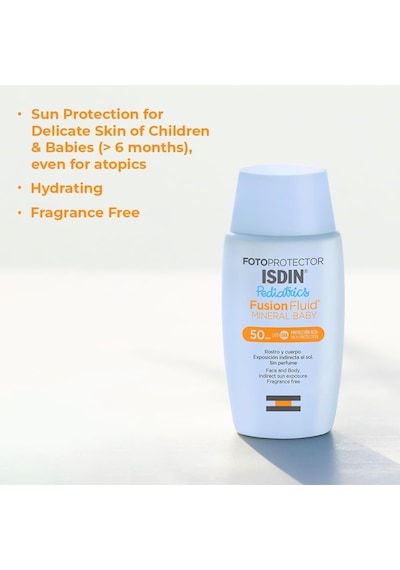 Fotoprotector Pediatrics Fusion Fluid Mineral Baby Spf50 50 Ml