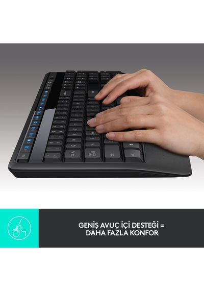 Logitech Mk345 Kablosuz Klavye Mouse Set 920-006514 Optik