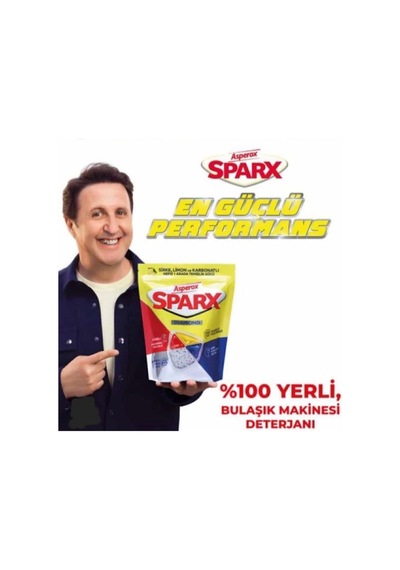 Sparx Bulaşık Makinesi Deterjanı 30lu 6 Adet