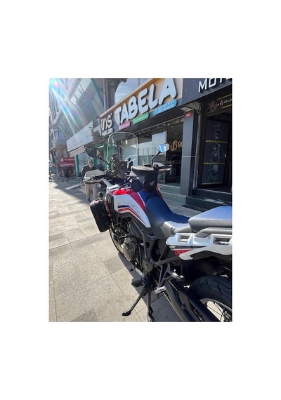 Zeus Motor 2018-19 Honda Africa Twin Adventure Ön Cam Şeffaf 58cm Motosiklet Camı Çok Renkli