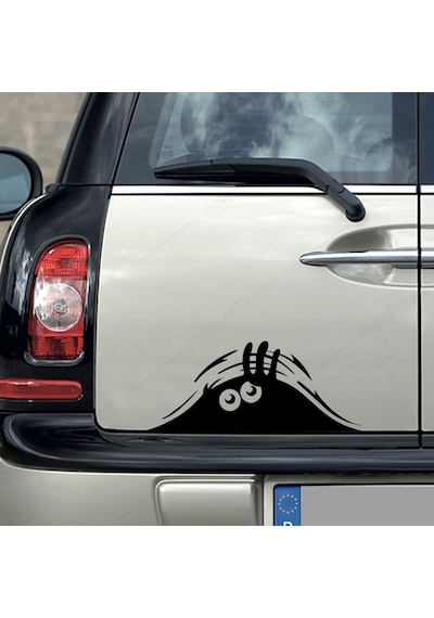 Bagajdan Bakan Adam Sticker Araba Sticker Oto Sticker