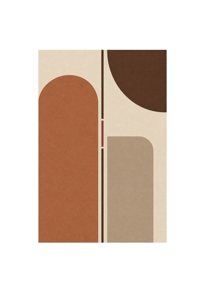 Kartela Halı Eksen Kemerli Modern Halı Bej Kaymaz Taban Makinede Yıkanabilir Salon Halısı 80x120 Cm
