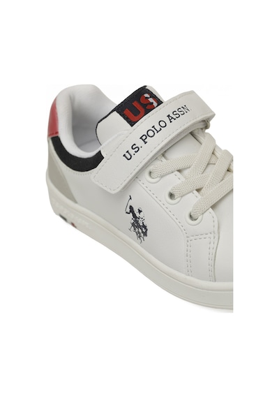 U.s. Polo Assn. Gus Jr 6fx Beyaz Erkek Çocuk Sneaker 000000000102155601 Beyaz-grı-kırmızı