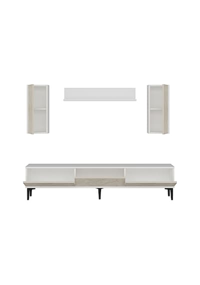 Tvr1899bt - Aplos Tvr180 Tv Ünitesi Takım , Tv Sehpası Beyaz-traverten Kapak 180cm Tvr1899bt - Aplos Tvr180 Tv Ünitesi Takım , Tv Sehpası Beyaz-traverten Kapak 180cm