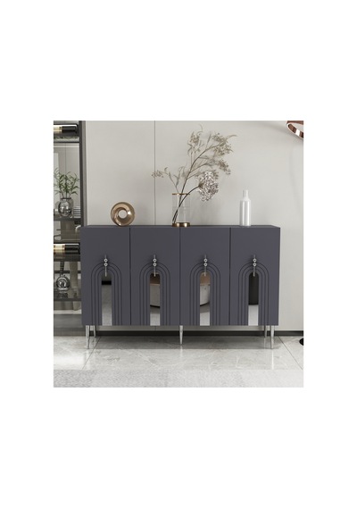 Garden 120 Cm Konsol Tv Sehpası Çok Amaçlı Dolap Antrasit-gümüş Antrasit-gümüş Garden 120 Cm Konsol Tv Sehpası Çok Amaçlı Dolap Antrasit-gümüş Antrasit-gümüş