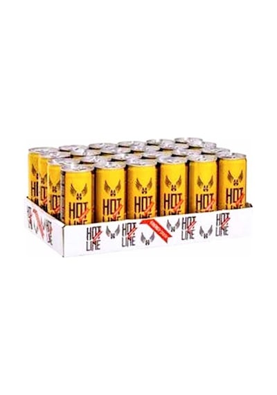 Hot Line Enerji İçeceği 250 Ml 24 Lü Kutu Yüksek Enerji & Avantajlı Paket