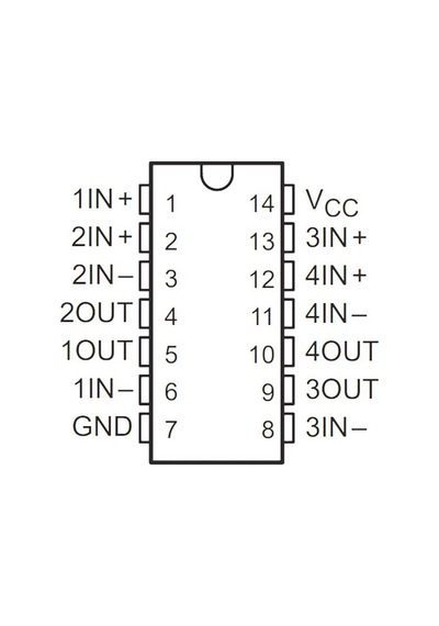 74ls266 Invertör Ve Kapı Entegresi Dip-14