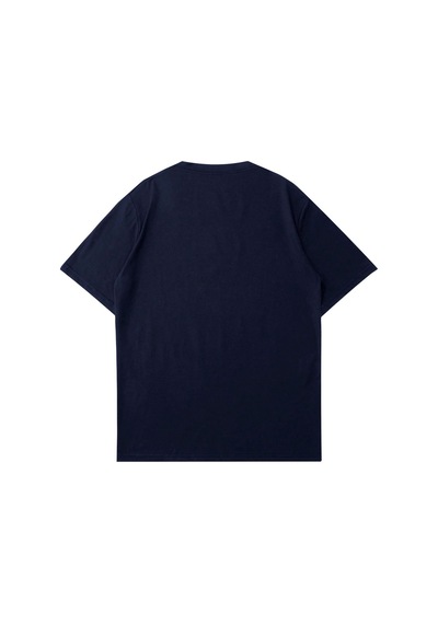 Victory Baskılı Süprem Lacivert T-shirt - Oversize Bisiklet Yaka Tişört Lacivert-280584 Victory Baskılı Süprem Lacivert T-shirt - Oversize Bisiklet Yaka Tişört Lacivert-280584