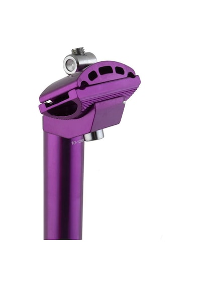 Xbyc 679 Wake Sele Borusu 27.2mm Çap X 35cm Uzunluk Hafif Renkli Bisiklet Koltuk Borusu Mor Renk Mor