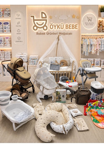 Öykü Bebek Dünyası Quesso Yeni Doğan Bebek Çeyiz Seti Kahverengi