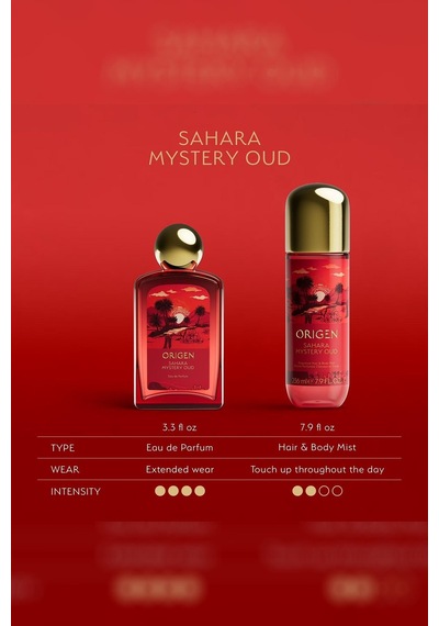 Origen Sahara Mystery Oud Kadın Parfümü + Saç Ve Vücut Spreyi Set Odunsu
