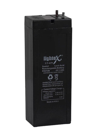 Lightex Lt-42 4V 1.2Ah Bakımsız Işıldak Aküsü