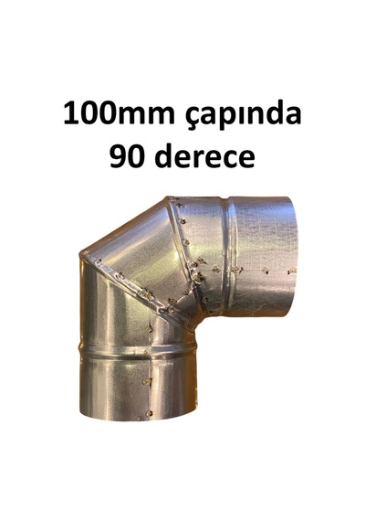 Pelet Soba İçin 90 Derece Boru Dirseği