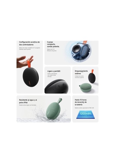 Xiaomi Bluetooth Speaker Essential Taşınabilir Bluetooth 6.0 Hoparlör Yeşil Xiaomi Türkiye Garantili