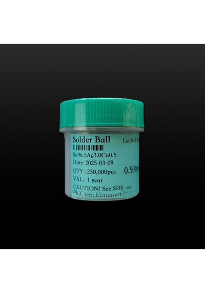 250k Sn96.5ag3cu0.5 217c Kurşunsuz Lehim Topu 0.50mm