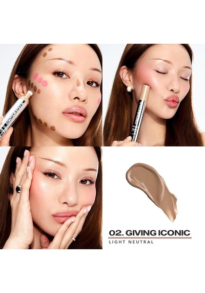 Sacheu Contour Stay-n Uzun Süre Kalıcı Likit Kontür 02 Giving Iconic 9.57ml