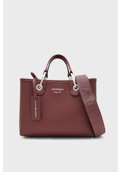Emporio Armani Logolu Çıkarılabilir Askılı Çanta Kadın Çanta Ew000361 Af12036 M6453 Bordo