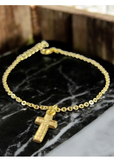 Gold Kadın Bileklik Hac İşaret Charm Gold